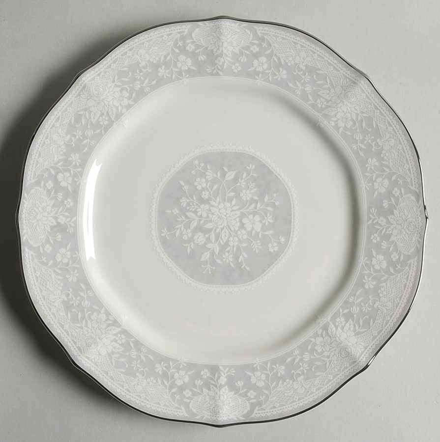 Chandon Platinum Accent Luncheon Plate by Noritake-1