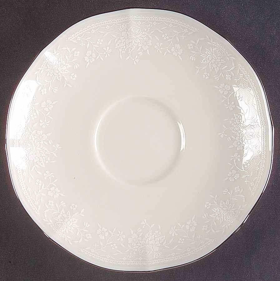 Chandon Platinum Saucer by Noritake-1