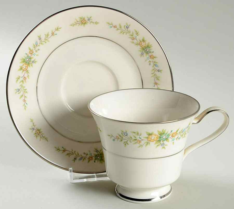 Christina Footed Cup & Saucer Set by Noritake-1