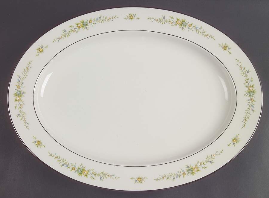 Christina 16" Oval Serving Platter by Noritake-1