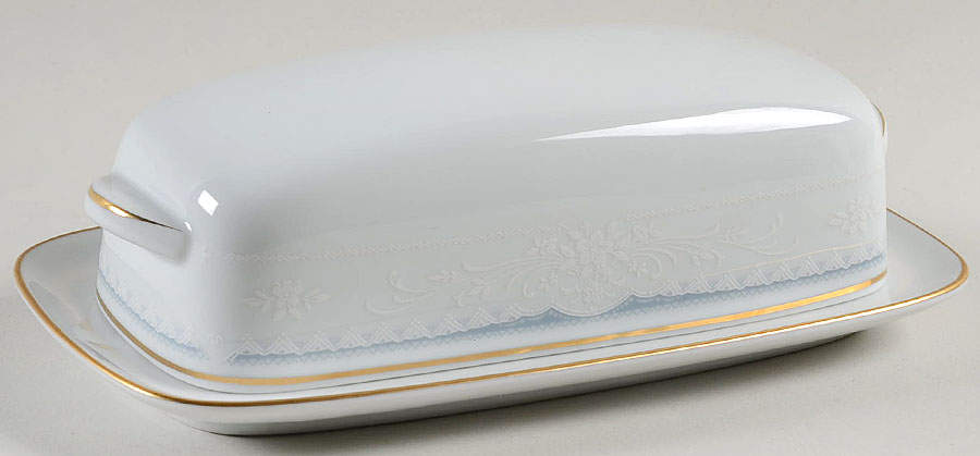 Christine 1/4 Lb Covered Butter by Noritake-1