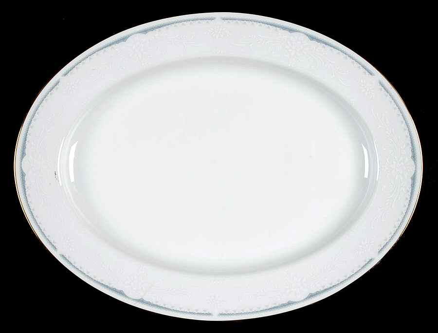 Christine 13" Oval Serving Platter by Noritake-1