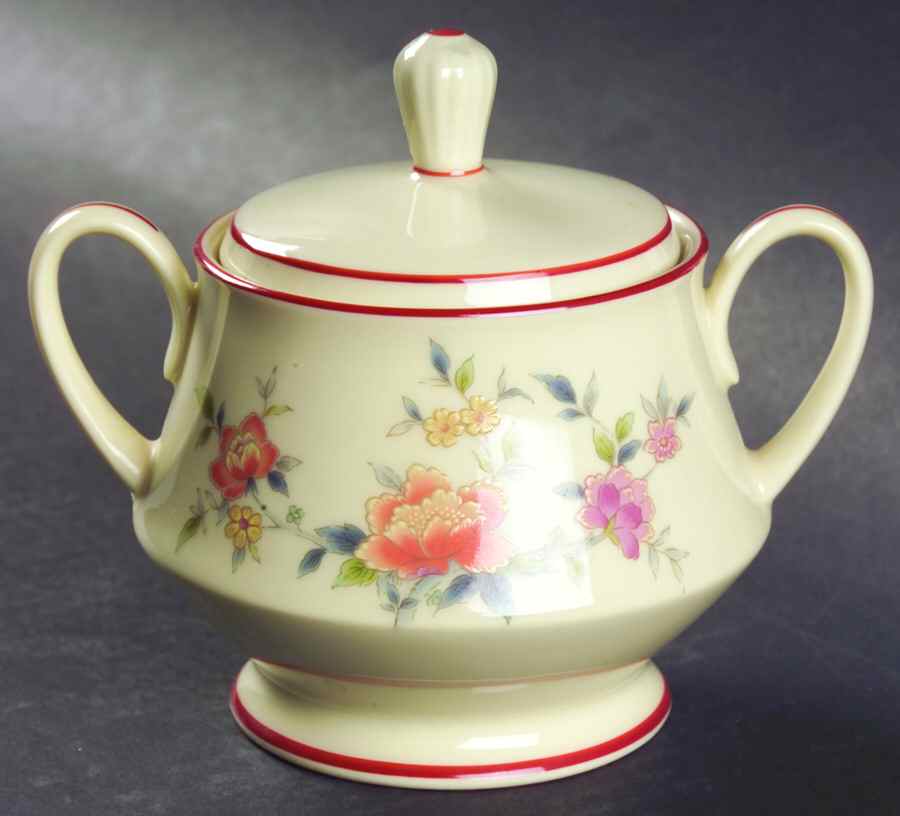 China Song Sugar Bowl & Lid by Noritake-1