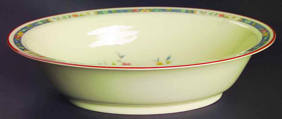 China Song 10" Oval Vegetable Bowl by Noritake-1
