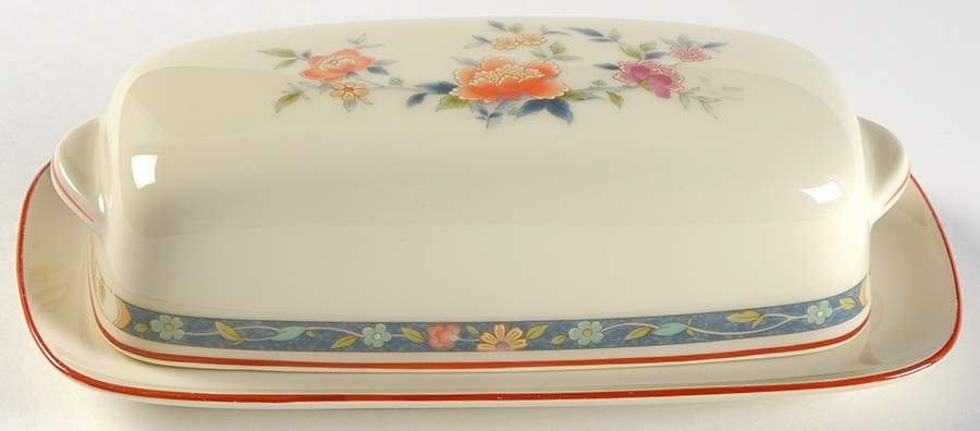 China Song 1/4 Lb Covered Butter by Noritake-1