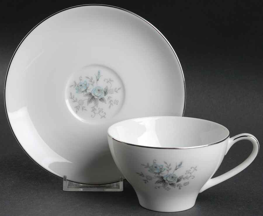 Cimmaron Flat Cup & Saucer Set by Noritake-1