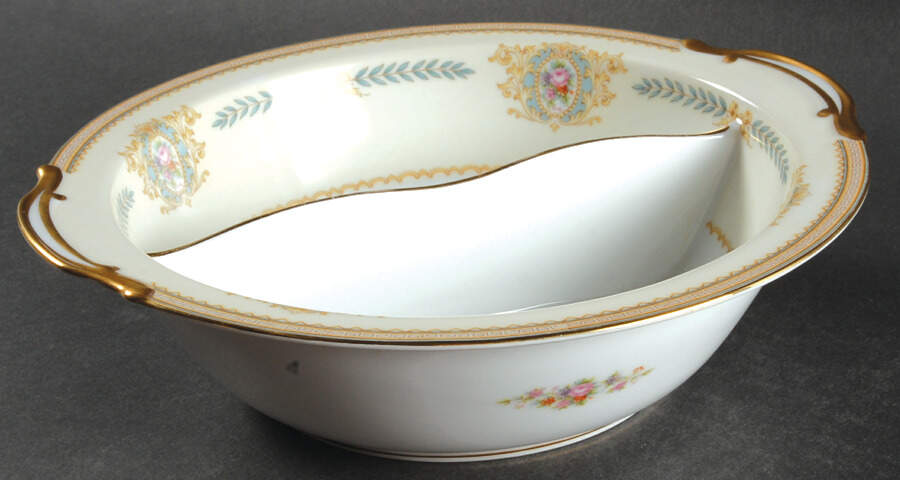 Ciro Round Divided Vegetable Bowl by Noritake-1