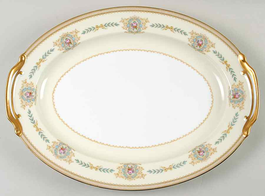 Ciro 16" Oval Serving Platter by Noritake-1