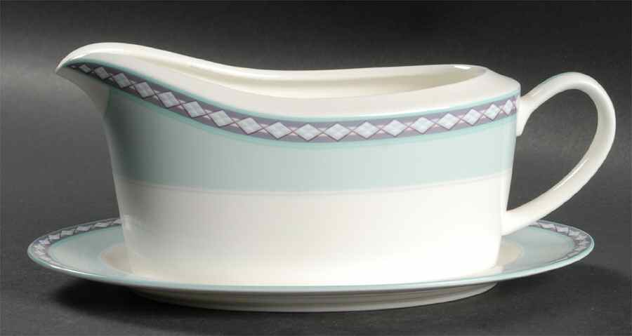 City Skies Gravy Boat & Underplate by Noritake-1