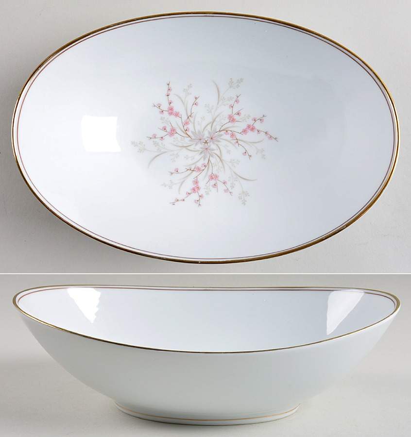 Claire 10" Oval Vegetable Bowl by Noritake-1