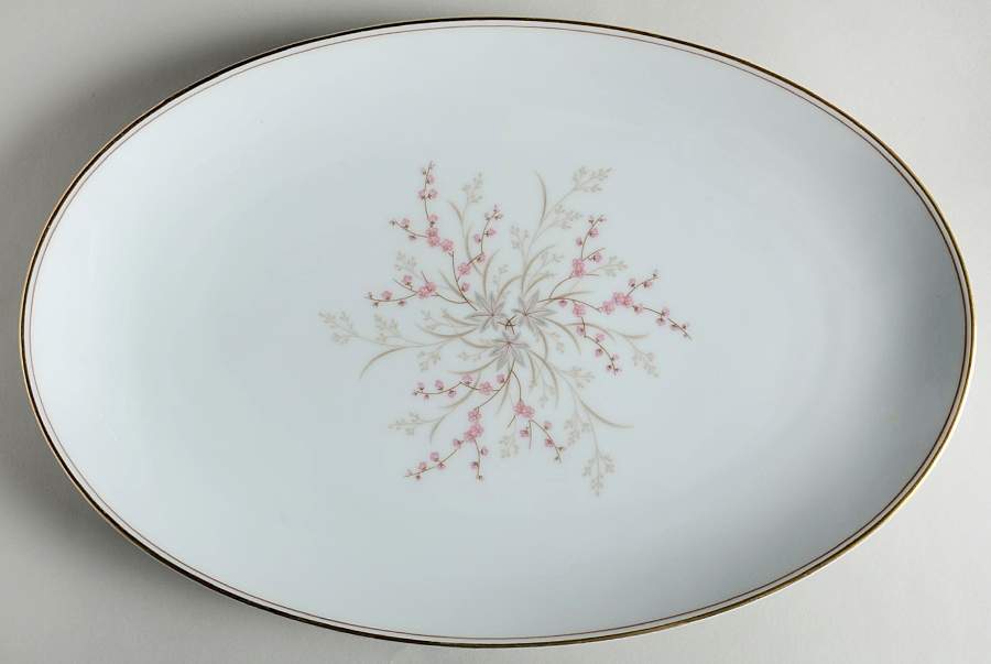 Claire 14" Oval Serving Platter by Noritake-1