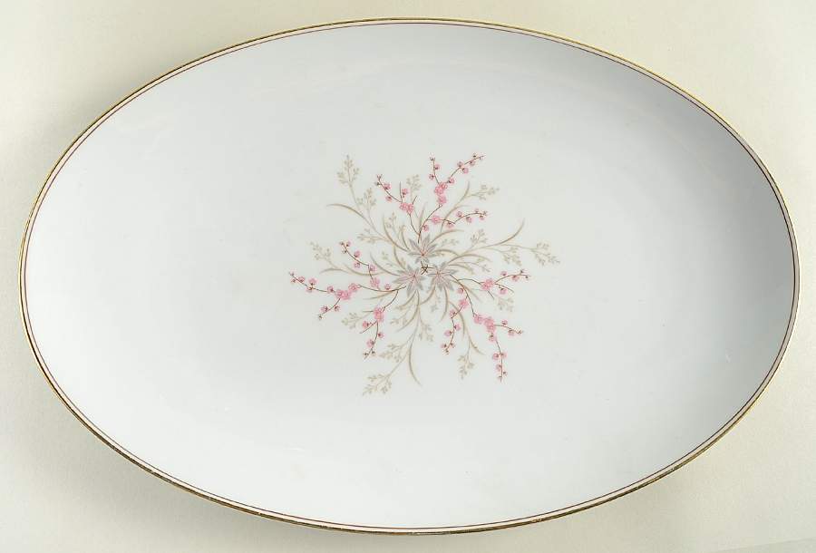 Claire 16" Oval Serving Platter by Noritake-1