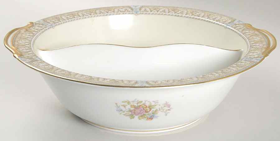 Claire 10" Round Divided Vegetable Bowl by Noritake-1