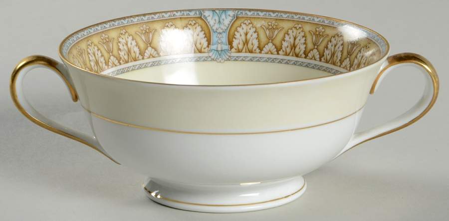 Claire Footed Cream Soup Bowl by Noritake-1