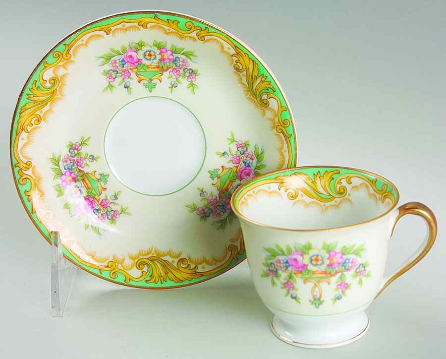 Claremont Footed Demitasse Cup & Saucer Set by Noritake-1