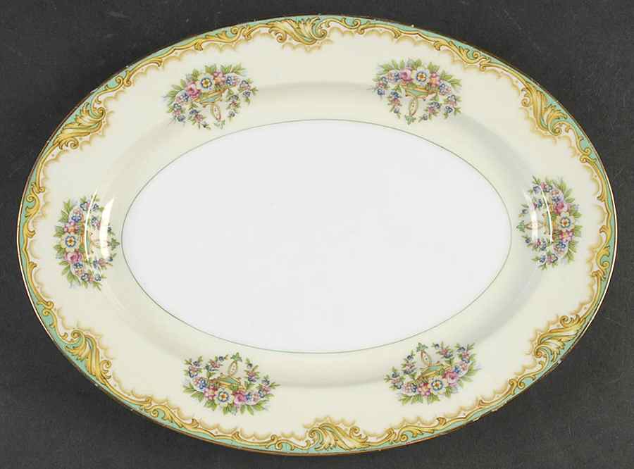 Claremont 11" Oval Serving Platter by Noritake-1