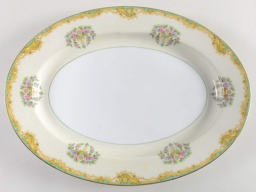 Claremont 13" Oval Serving Platter by Noritake-1