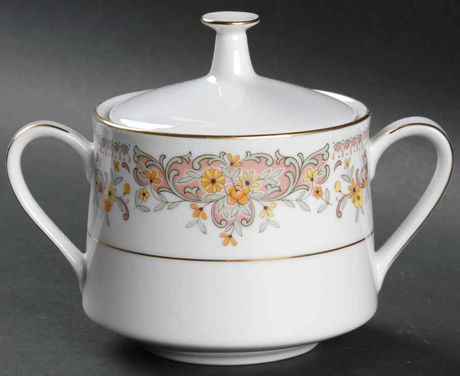 Clara Sugar Bowl & Lid by Noritake-1