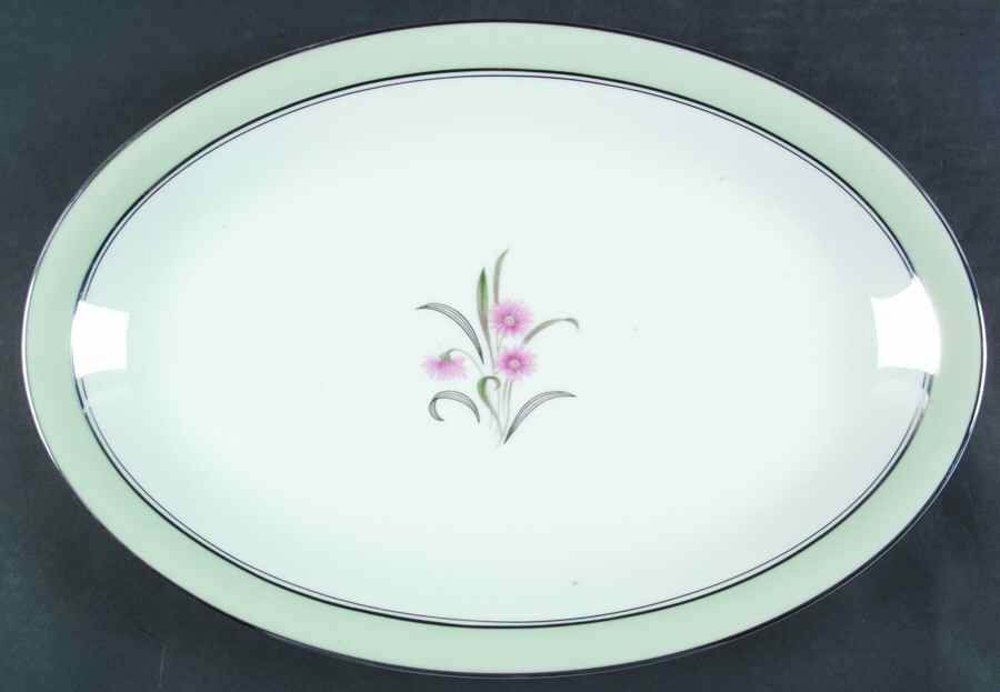 Clarabell 16" Oval Serving Platter by Noritake-1