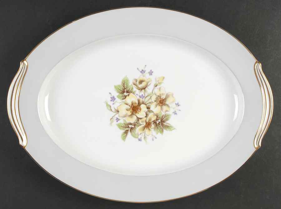 Claremont 16" Oval Serving Platter by Noritake-1
