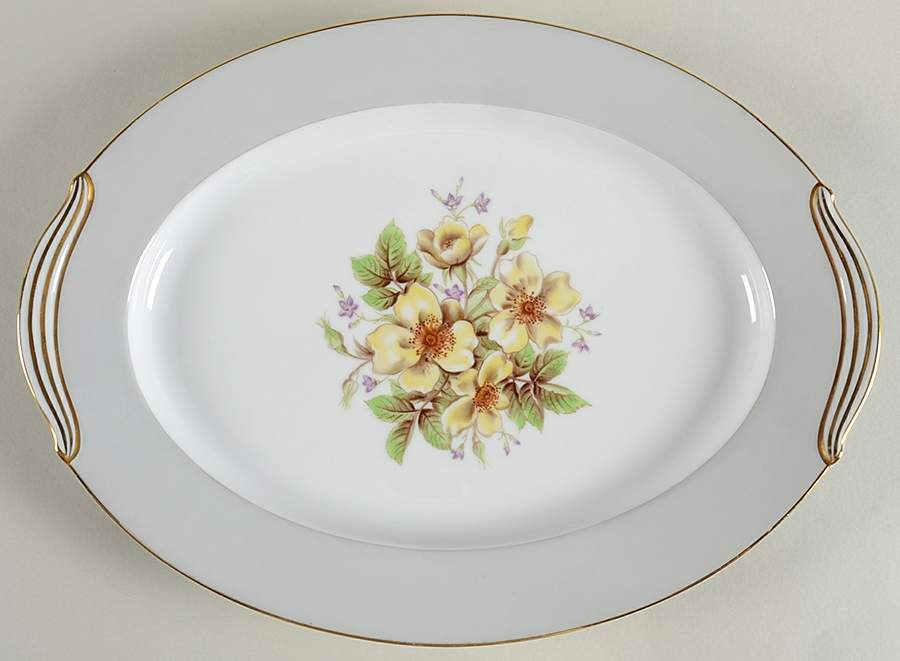 Claremont 13" Oval Serving Platter by Noritake-1