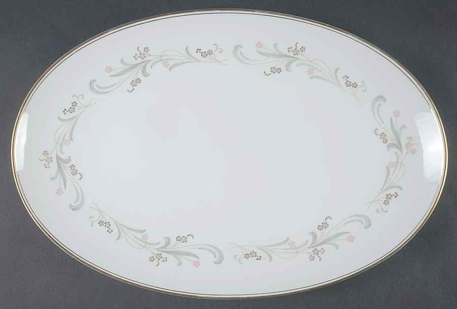 Claridge 14" Oval Serving Platter by Noritake-1