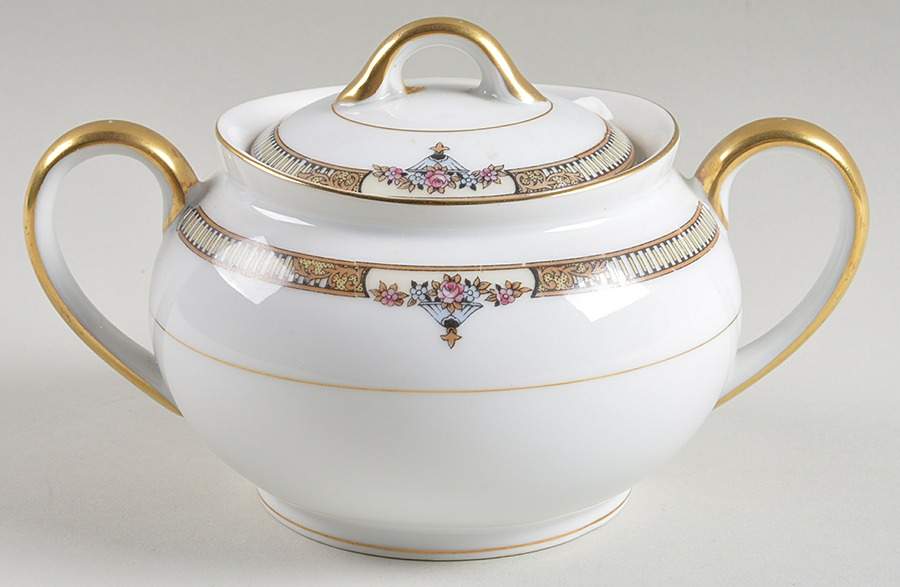 Claridge Sugar Bowl & Lid by Noritake-1