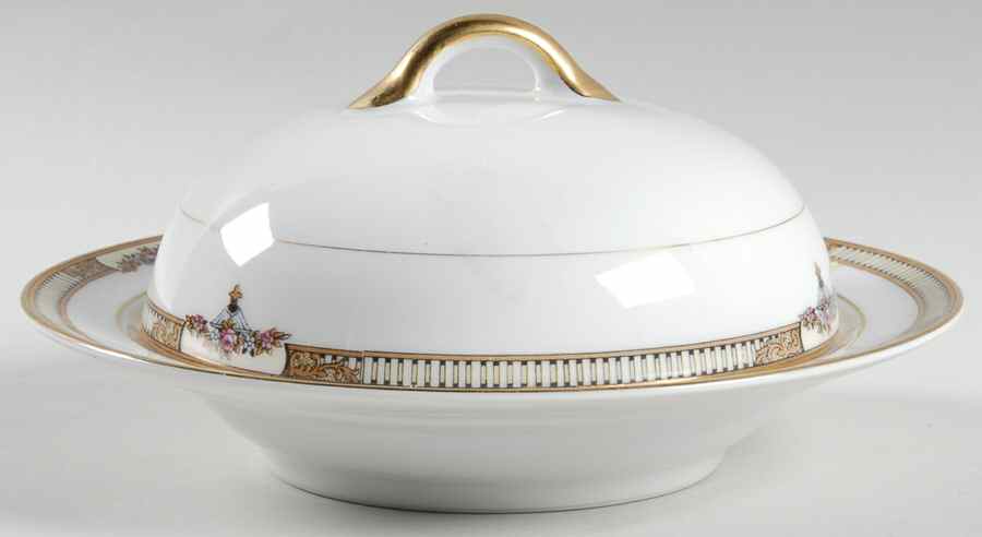 Claridge Round Covered Butter by Noritake-1