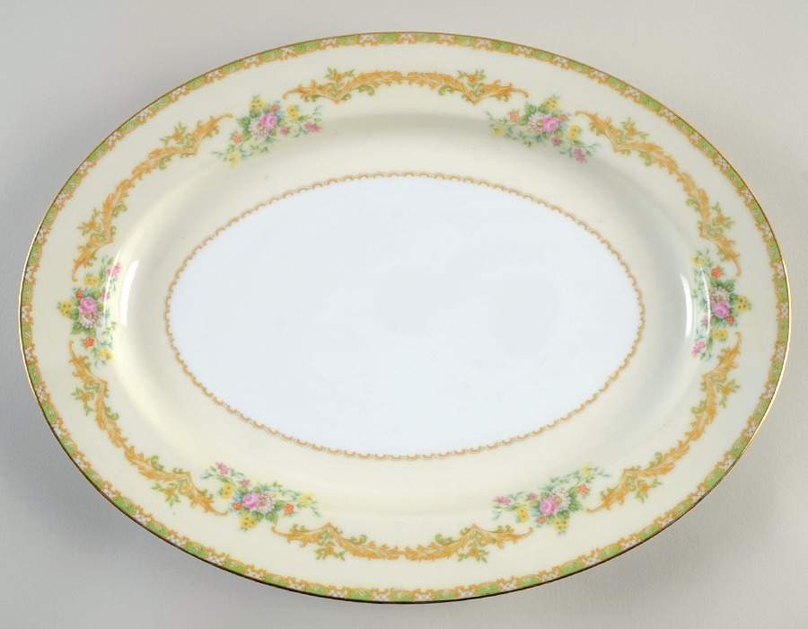 Claudia 13" Oval Serving Platter by Noritake-1
