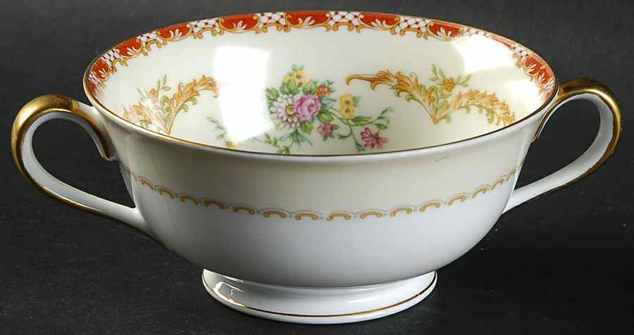Claudette Footed Cream Soup Bowl by Noritake-1