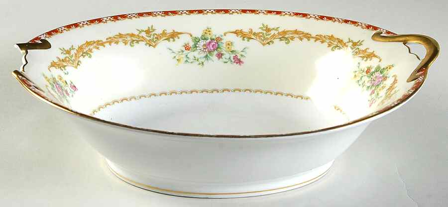 Claudette 10" Oval Vegetable Bowl by Noritake-1