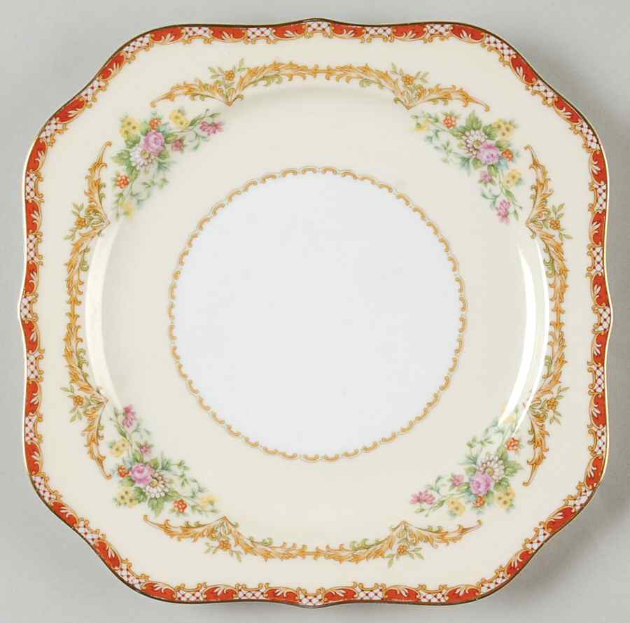 Claudette Square Salad Plate by Noritake-1