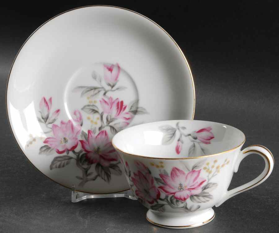 Clayton Footed Cup & Saucer Set by Noritake-1