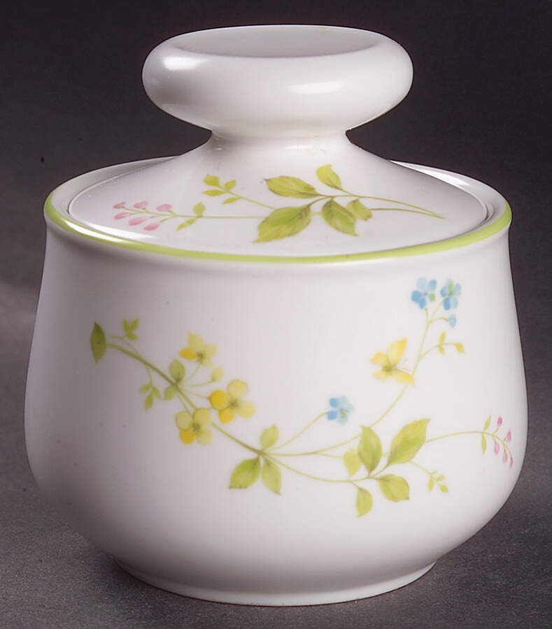 Clear Day Sugar Bowl & Lid by Noritake-1