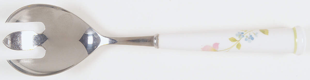 Clear Day Salad Serving Fork with Stainless Prongs by Noritake-1