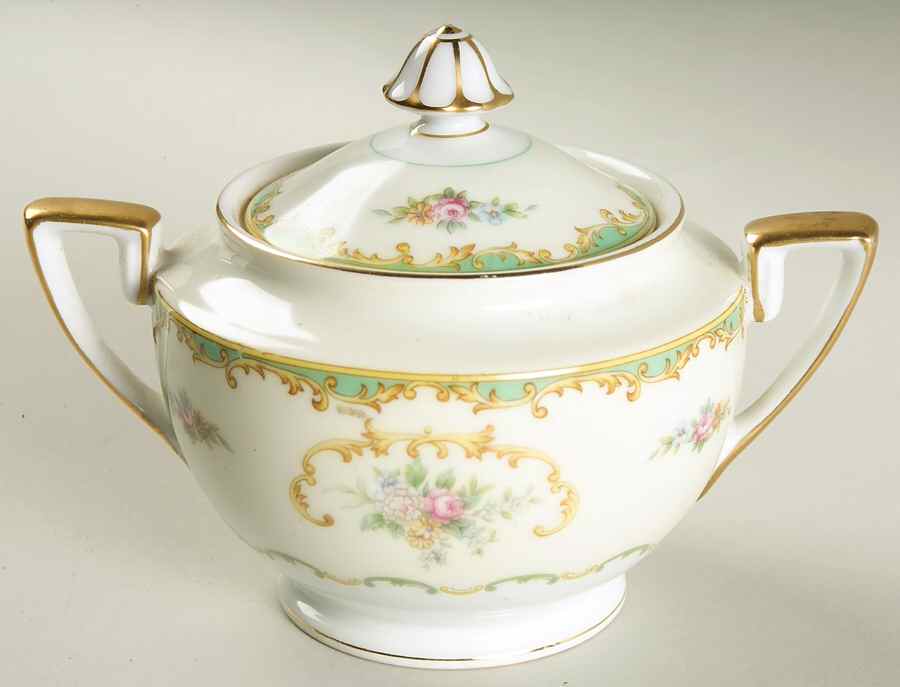 Cleone Sugar Bowl & Lid by Noritake-1