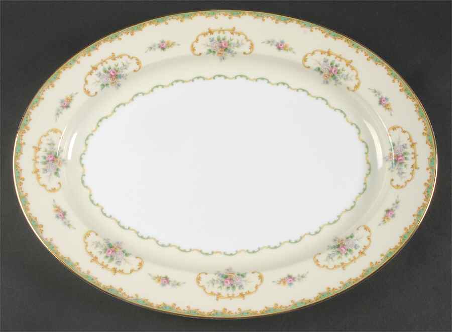 Cleone 16" Oval Serving Platter by Noritake-1