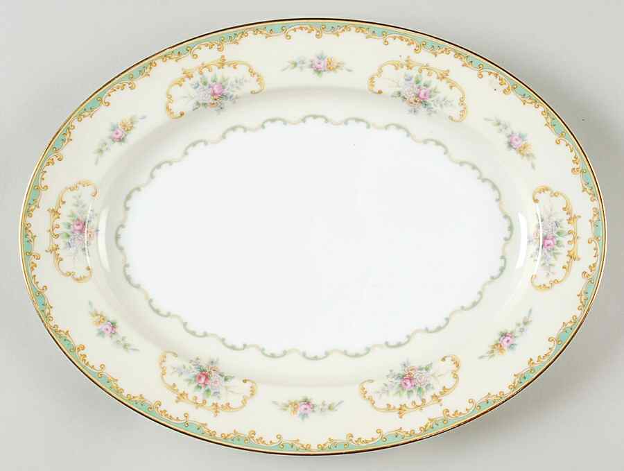 Cleone 11" Oval Serving Platter by Noritake-1