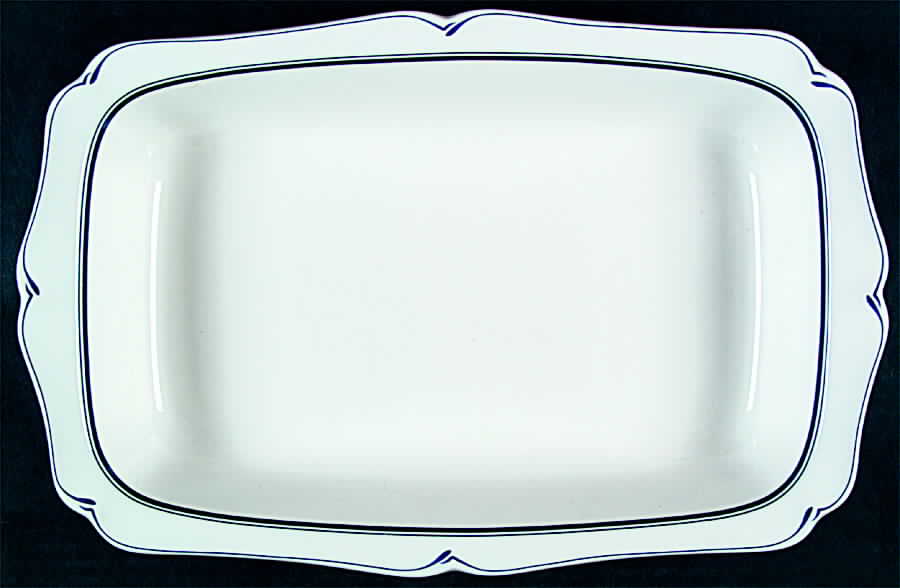 Clearlake 14" Rectangular Baker by Noritake-1