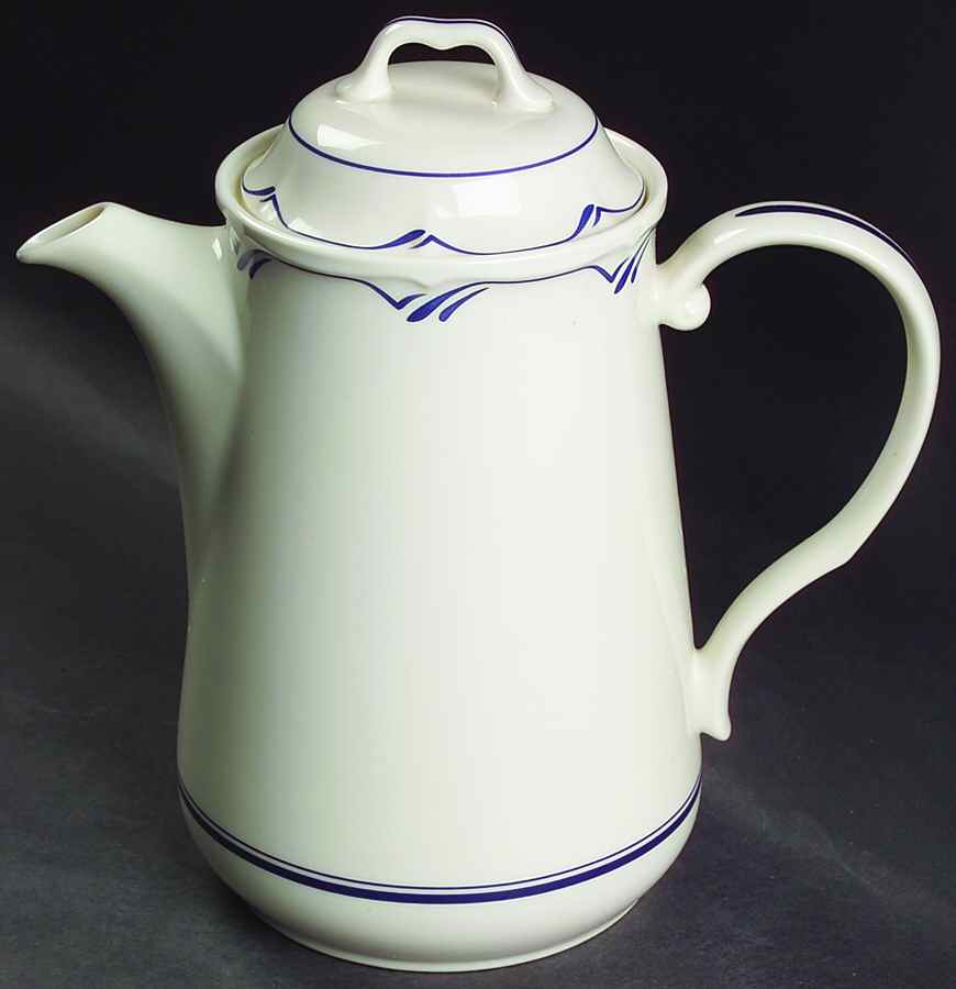 Clearlake Tea/Coffee Pot & Lid by Noritake-1