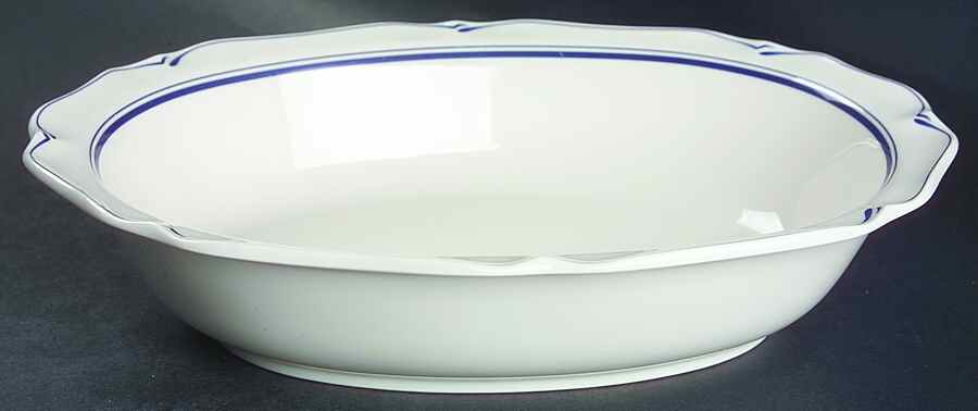 Clearlake 11" Oval Vegetable Bowl by Noritake-1