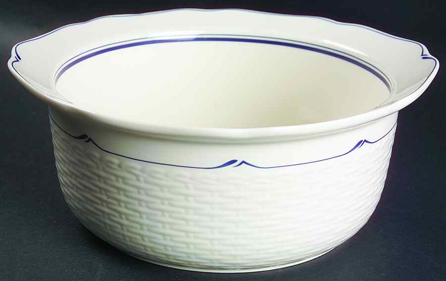 Clearlake 9" Round Vegetable/Souffle by Noritake-1