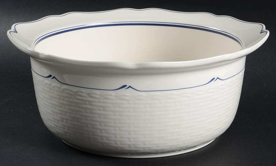 Clearlake 10" Round Vegetable/Souffle by Noritake-1
