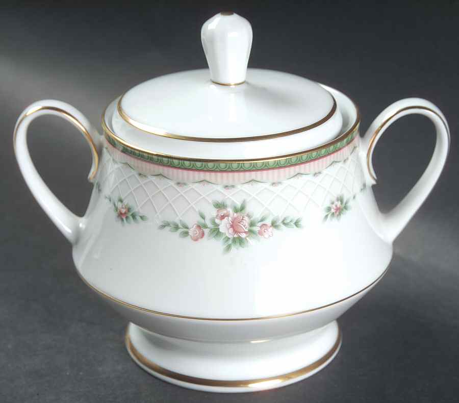 Clemson Sugar Bowl & Lid by Noritake-1