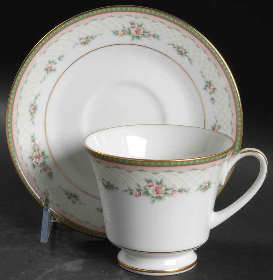 Clemson Footed Cup & Saucer Set by Noritake-1
