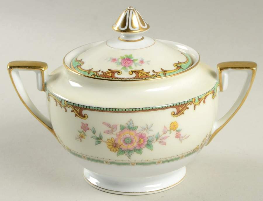 Clintonia Sugar Bowl & Lid by Noritake-1