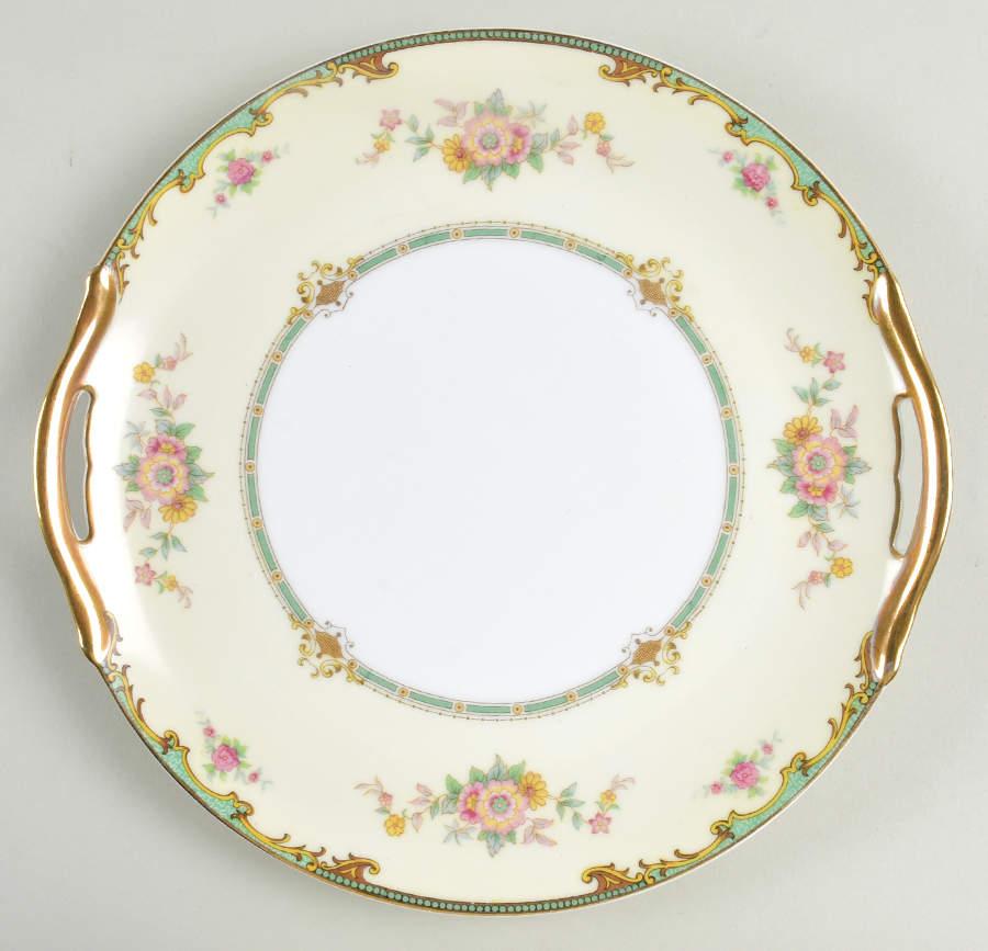 Clintonia Handled Cake Plate by Noritake-1