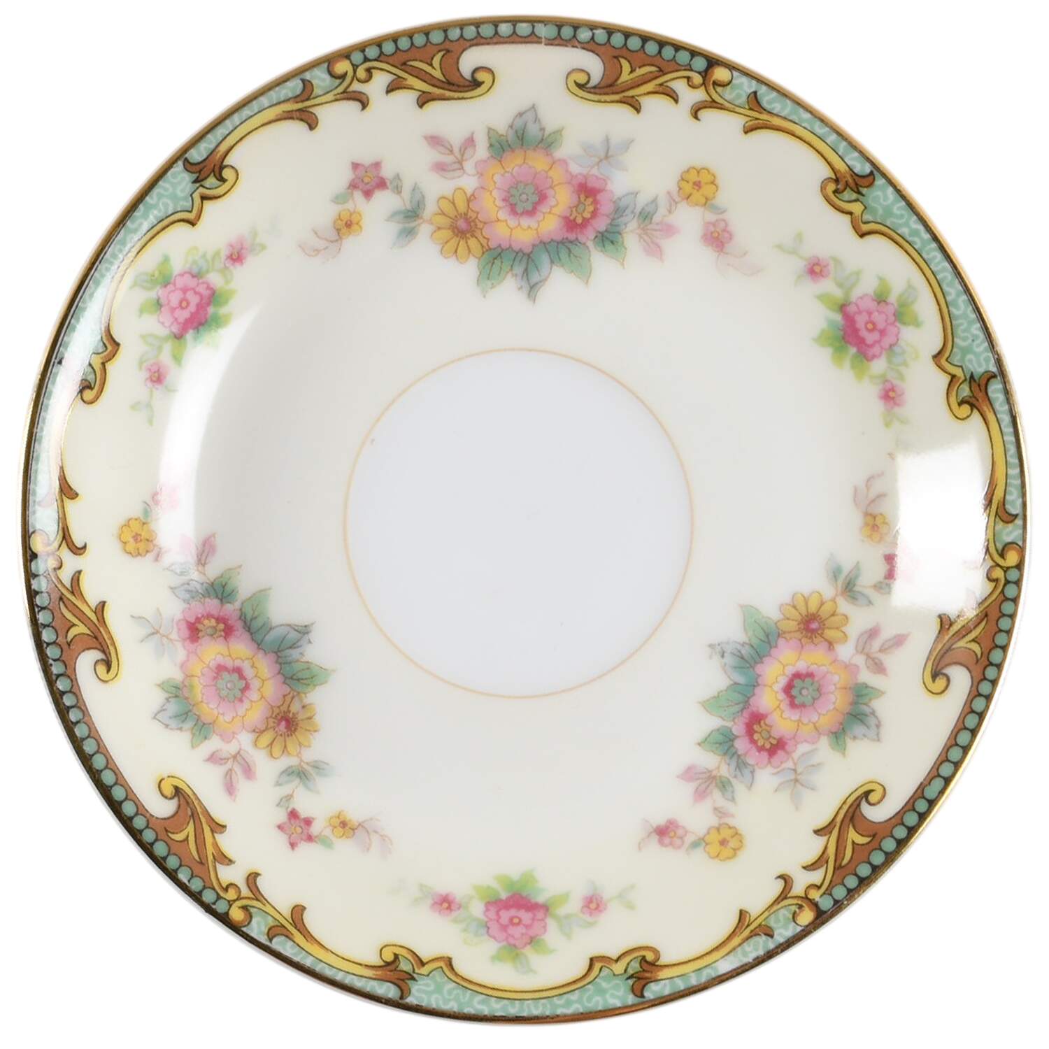 Clintonia Saucer for Flat Demitasse Cup by Noritake-1