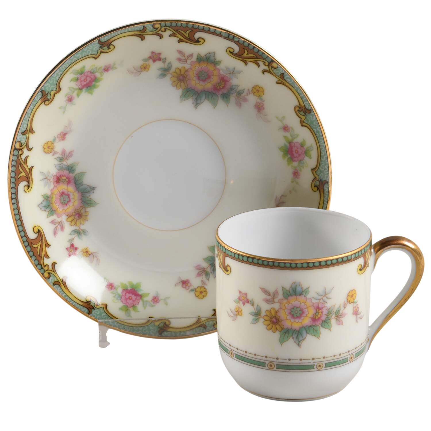 Clintonia Flat Demitasse Cup & Saucer Set by Noritake-1