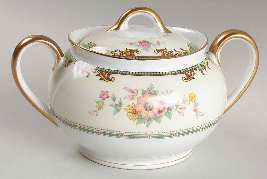 Clintonia Sugar Bowl & Lid by Noritake-1